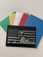 Metal Engraving Sheets for Etching with Maker, Explore Air 2, Silhouette Cameo 4, Brother Scan and Cut Zoom Precision Engraving Tool Tip Engraver; Blank Anodized Aluminum Sheets for Crafting - 6 Pack