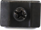Gridwall Joining Clip Connectors for Grid Panels, Powder-Coated or Chrome Plated Steel (Quantity 20) (20, Black)