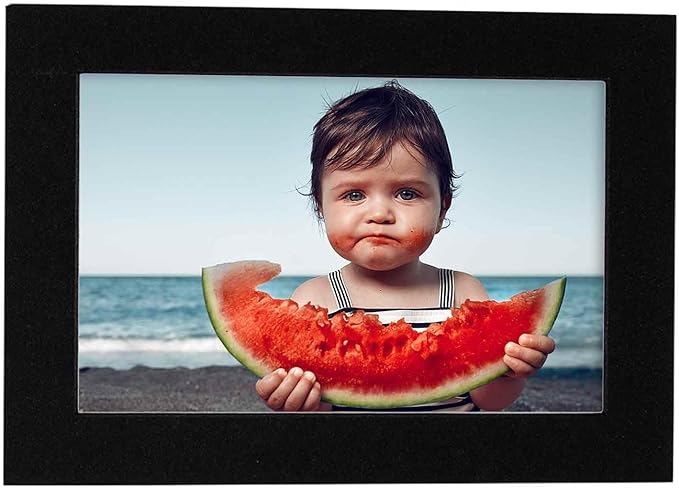 8.5x11 Mat Bevel Cut for 7x9 Photos - Acid Free Black with Black Core Precut Matboard With Backing Board and Crystal Clear, Self Seal Photo Mat Bag - For Pictures, Photos, Framing - 4-ply Thickness