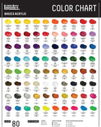 Liquitex BASICS Acrylic Paint, 118ml (4-oz) Tube, Metallic Red