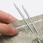 4" Professional Upholstery Needle 10cm length 3mm thickness, Big Eye Hand Sewing Needles for Stitching and Crafting Projects