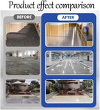 Louis Forest Epoxy Floor Paint, High-Gloss Marble Effect Epoxy Floor Coating (Gray,1pcs)