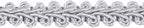 BEL AVENIR Braid Trim 1/2 inch 13.6 Yards French Gimp Basic Sewing Polyester DIY Crafts Costume Home Decorative (Sliver)