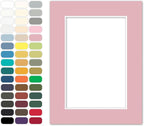 Poster Master Desert Rose Matboard – 4-Ply Acid-Free Picture Mat Board with 45° Beveled Cut, Made in USA, Custom Cut to Any Size, 1/16" Thickness for Framing & Displays