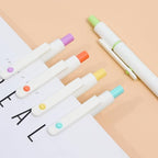 FIOVER Gel Pens, 5pcs 0.5mm Quick Dry Black Ink Fine Point Smooth Writing Pens High-End Series Ballpoint for Office School Supplies, Gifts for Women and Men
