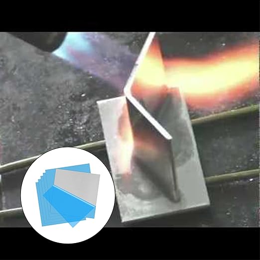 Welding Kit - 6Pack 6061 T651 Aluminum Sheet Metal 4" X 4" X 0.125Inch Flat Plain 3MM Aluminum Plate Weld Practice kit for MIG, TIG, Stick, Arc, Gas and Brazing, Welding Practice Kit for Beginners