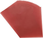 MECCANIXITY Colored Vellum Paper, 20 Sheet Red Transparency 11.7 x 8.2 Printable Vellum Paper, Translucent Vellum Sheets for Printing Wedding Invitations, Ink Jet Laser Printer