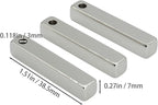 StayMax Rectangle Bar Engraving Blanks Stainless Steel Engraving Blank 10 Pack