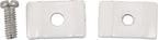 Gridwall Joining Clip Connectors for Grid Panels, Powder-Coated or Chrome Plated Steel (Quantity 20) (20, White)