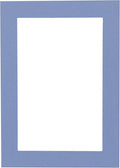 11x14 Mat Bevel Cut for 8.5x11 Photos - Acid Free Brittany Blue Precut Matboard With Backing Board and Crystal Clear, Self Seal Photo Mat Bag - For Pictures, Photos, Framing - 4-ply Thickness