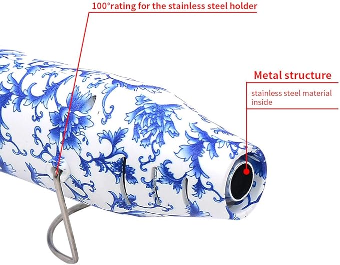 mofa Resin Heat gun,6.6ft Cable 300W Heat Gun for Crafts,Acrylic Paint Dryer Multi-Purpose Electric Heating Nozzle (Chinese Style)