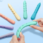 Colorful Erasers 3 Pack Pencil Erasers Grippable Erasers for Kids Bulk for Students School Supplies Office Prize Gifts(Colorful Holes Small)