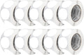 Perco White 3-Inch Perforated Circle Dot Sticker Labels — 10 Rolls, 5,000 Round Stickers — with Permanent Adhesive for Moving Boxes, Sale Signage, Displays, Status Messaging—Made in USA