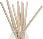 Wooden Dowel Rods Wood Dowels, 10PCS 1/2 x 12 Round Wooden Sticks for Crafts, Macrame Dowels, Unfinished Hardwood Sticks for Crafting, Arts and DIYers, Tiered Cake Support and Wedding Ribbon Wands