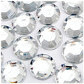The Crafts Outlet 72pc Loose Flatback Acrylic Rhinestones Round 20mm - Flatback Crystal Clear