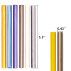 Pearl Purple Wax Sealing Sticks - 10pcs for Glue Gun and Seal Stamp, Melting Wax for 0.43'' Glue Gun