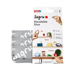 Tesa Sugru Super Glue - Waterproof Wood Glue for Home Improvement & Crafts - Use as a Poster Putty or Silicone Adhesive for Repairing & Bonding - 3 Pack - Gray (3.5g/ea)