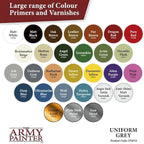 The Army Painter, Colour Primer: Uniform Grey, 400ml, 13.5oz - Acrylic Spray Undercoat for Miniature Painting - Spray Primer for Plastic Miniatures