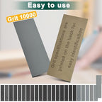 10PCS Sand Paper 10000 Grit Sandpaper Sheets, 9 x 3.6 Inch Wet Dry Sandpaper Sheets, Sand Paper for Metal, Wood Furniture, Automotive and Crafts