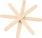 3000 Pieces Wood Craft Sticks, 4.5 Inch, Natural Color, Ice Cream Wooden Sticks for DIY Crafts, Waxing, and Art Projects