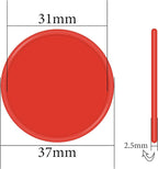 500 Personalized Plastic Chips, Custom Poker Chip, Print Your Logo Image or Text, Good for Golf Ball Markers, Challenge Coins, Business Cards, Drink Tokens