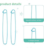 12 PCS Knitting Stitch Holder 6 Size Aluminum Yarn Stitch Holders Stitch Markers for Crocheting Practical Knitting Crochet Tools for Knitting Notions or Crochet