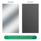 Engraving Blank ABS Double Color Plastic Sheet, 11.8x6.49x0.05 inch Materials Double Color Plastic Sheet for Interior Signs, Badges, DIY Carving Pack of 12 (Color 12)