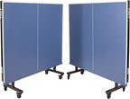 JOOLA Inside Professional MDF Indoor Ping Pong Table with Quick Clamp Table Tennis Net and Post Set - 10 Minute Easy Assembly - Tournament Quality - Foldable with Single Player Playback Mode
