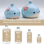 200ml Air Dry Clay Glaze, Clear Clay Varnish for Air Dry Clay Pottery, Waterproof and Scratch Resistant, Design for Air Dry Clay (Gloss Varnish)