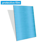 4PCS 8”x12”x1/32” 304 Stainless Steel Sheets Plate, 304 Metal Stainless Steel Sheet Strip Plate (Brushed Finish) for Industry Machinery, DIY Engineer, Decoration