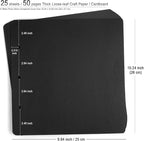 Photo Album DIY Scrapbook, 10x10 inch 50 Pages Vintage Leather Cover Three-Ring Binder Picture Booth Albums + 9 Colors 408pcs Self Adhesive Photos Corners for Memory Keep (Family Tree, Cyan)