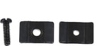 Gridwall Joining Clip Connectors for Grid Panels, Powder-Coated or Chrome Plated Steel (Quantity 20) (20, Black)