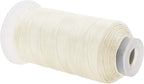 Mandala Crafts Off White Heavy Duty Thread - 1500 Yds Tex 70 Thread for Sewing Drapery Jeans Leather Hair Outdoor Marine Upholstery