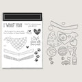 2025-2026 Stamps and Dies for Card Making, Stamps and Dies Set 2025 for Christmas and Halloween, Die Cut DIY Various Festivals Album Scrapbooking Birthdays Greeting Card (M4337)