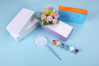 AMZQNART 4 Pack Craft Foam Blocks, 8x4x2 Square Polystyrene Foam Bricks for Art Sculpting, Flower Arrangements, Sculpture, Modeling, School and Home DIY.