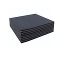 Adhesive Foam Padding, 8 Pieces Neoprene Foam Anti Vibration Pads High Density Closed Cell Foam Sheet, Insulation Soundproofing Black (6" x 6" x 1/16", 8 Pcs)