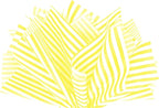 Flexicore Packaging Yellow Pin Stripe Print Gift Wrap Tissue Paper Size: 15 Inch X 20 Inch | Count: 100 Sheets | Color: Yellow Pin Stripe
