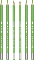 PATIKIL Watercolor Pencil, 6Pcs Water Soluble Pencils for Blending, Coloring, Sketch Drawing, Painting, Green Yellow