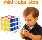 48 Pack Mini Puzzle Cubes Party Favors for Kids, 3x3 Mini Magic Cube Puzzle Prize Set for Kids School Rewards, 1.18inch Bulk Small Toys for Party, Birthday, Christmas Stocking