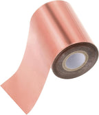 PATIKIL 3.2"x400Ft Hot Stamping Foil Paper,Heat Transfer Hot Stamping Paper Foil Roll for Leather DIY Logo Decor Craft Gift Card Package Scrapbook,Rose Gold