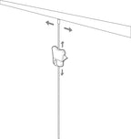 STAS Zipper Hook + Steel Cable with Cobra- Packet of 4
