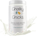 Chalky Chicks All-in-One Chalk Paint for Furniture or Cabinet - 32 Fl Oz - Matte Finish Buttermilk (White) for Metal, Wood Furniture Paint - No Sanding All-in-One for Home Decor & Crafts, USA Made