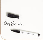 U Brands Dry Erase Lap Board, Double Sided, 9" x 12" Inches, Dry Erase Marker Included, Small White Board, 1 Count