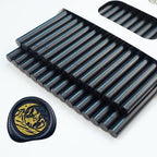 Wax Seal Stick, Ioggtser 30PCS Mini Glue Gun Wax Seal Stick for Wax Seal Stamp, Sealing Wax Sticks for Wedding Invitations, Cards, Envelopes (Black)