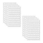 720 Pcs Sticky Tack Poster Stickers, Double Sided Sticky Round Clear Stickers, No Trace Poster Adhesive Putty Removable Waterproof Adhesive Dots for Festival Decoration Sticky Dot (0.31" X 0.51")