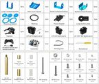 Robotic Arm Kit 6DOF Programming Robot Arm with 5 Servo, Handle, Mechanical Claw and More, PC Software APP Control with Tutorial