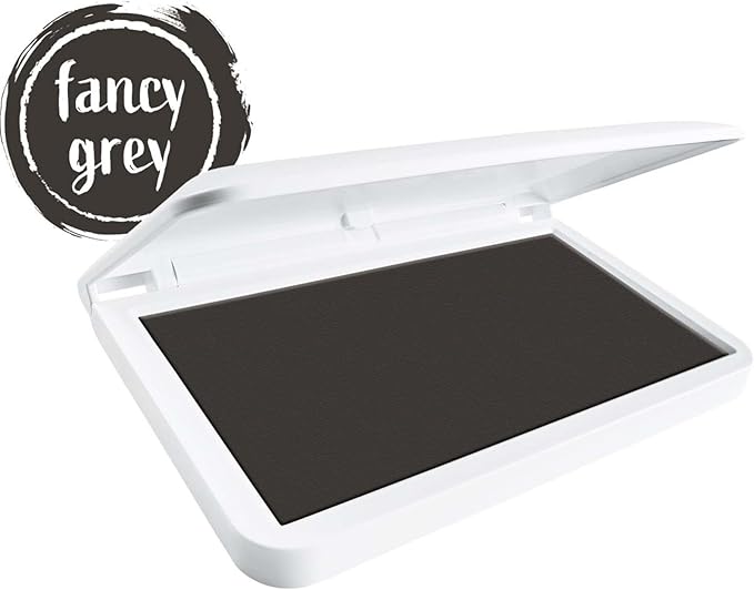 COLOP Make Series, Ink Stamp Pads, with Non-Toxic Premium Ink, Water-Based Acid-Free (Fancy Grey, Make 1-1-15/16" x 3-1/2")