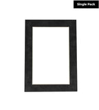 11x14 Mat Bevel Cut for 8.5x11 Photos - Acid Free Dark Grey Suede Precut Matboard - For Pictures, Photos, Framing - 4-ply Thickness
