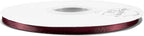 Humphrey's Craft 1/4 Inch Burgundy/Maroon Double Faced Satin Ribbon - 50 Yards Variety of Color for Crafts Gift Wrapping DIY Bows Bouquet Decoration Sewing Christmas Tree Wedding Invitation Card.