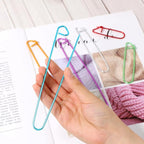 12 PCS Knitting Stitch Holder 6 Size Aluminum Yarn Stitch Holders Stitch Markers for Crocheting Practical Knitting Crochet Tools for Knitting Notions or Crochet